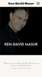 Mobile Screenshot of ken-davidmasur.com